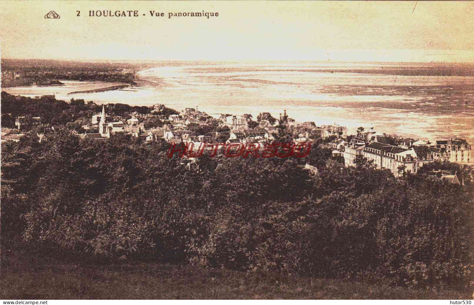 CPA HOULGATE - CALVADOS - VUE PANORAMIQUE - Houlgate