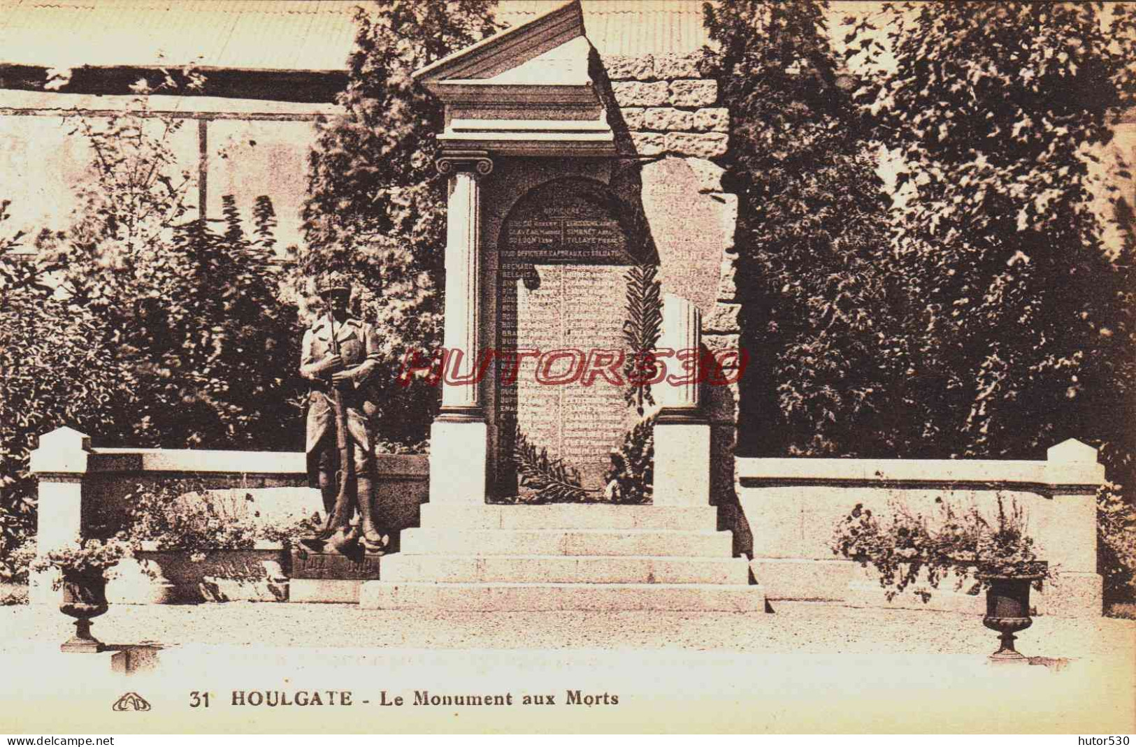 CPA HOULGATE - CALVADOS - LE MONUMENT AUX MORTS - Houlgate