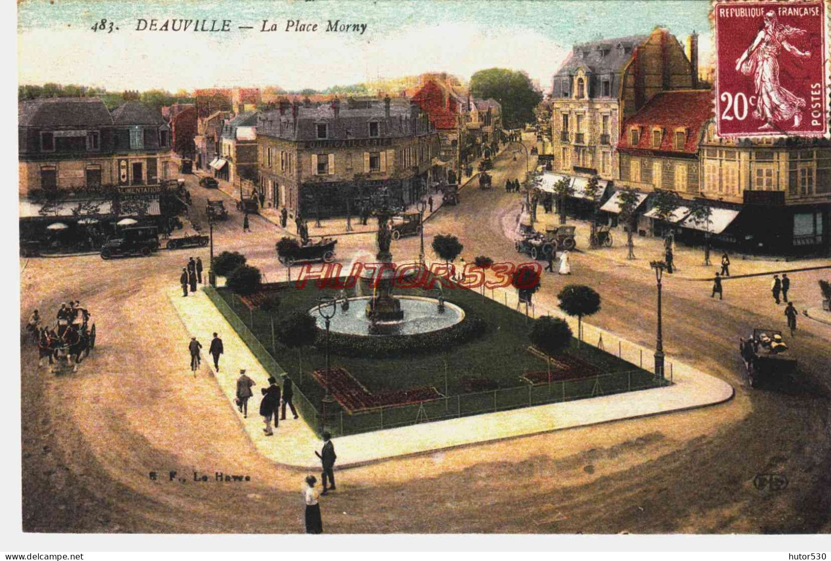 CPA DEAUVILLE - CALVADOS - LA PLACE MORNY - Deauville