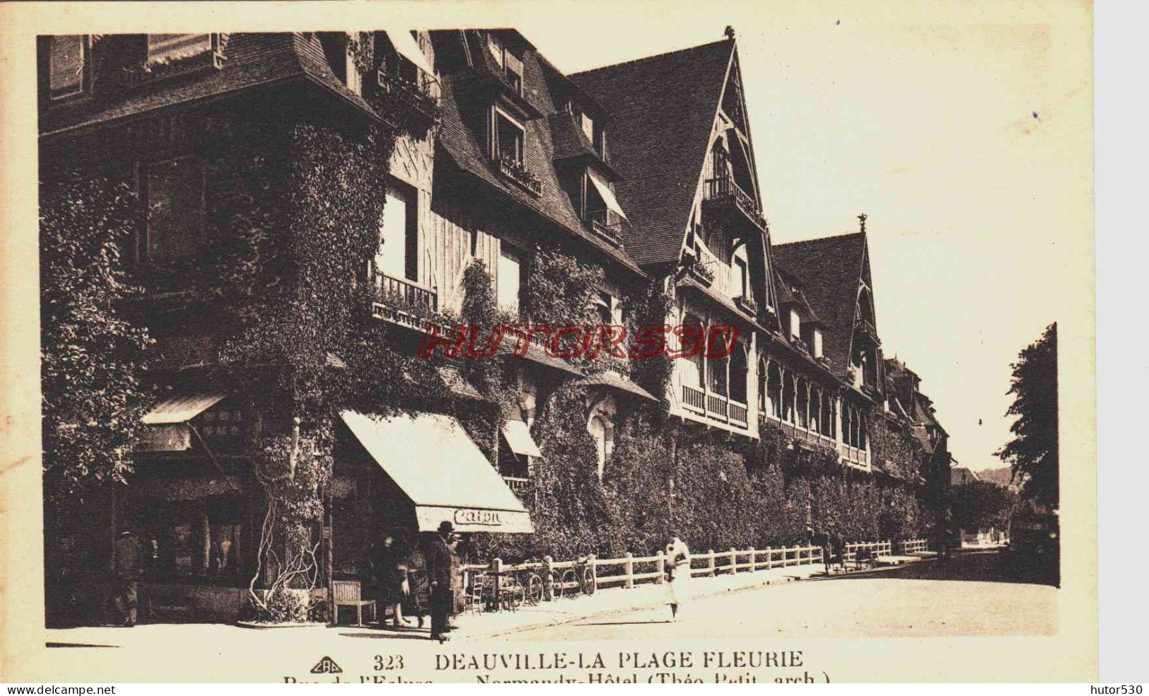 CPA DEAUVILLE - CALVADOS - NORMANDY HOTEL - RUE DE L'ECLUSE - Deauville