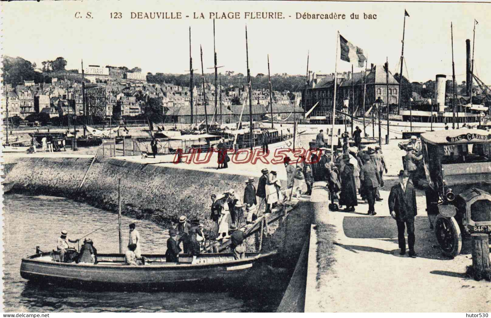 CPA DEAUVILLE - CALVADOS - DEBARCADERE DU BAC - Deauville