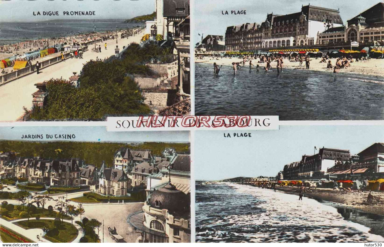CPSM CABOURG - CALVADOS - MULTIVUES - Cabourg