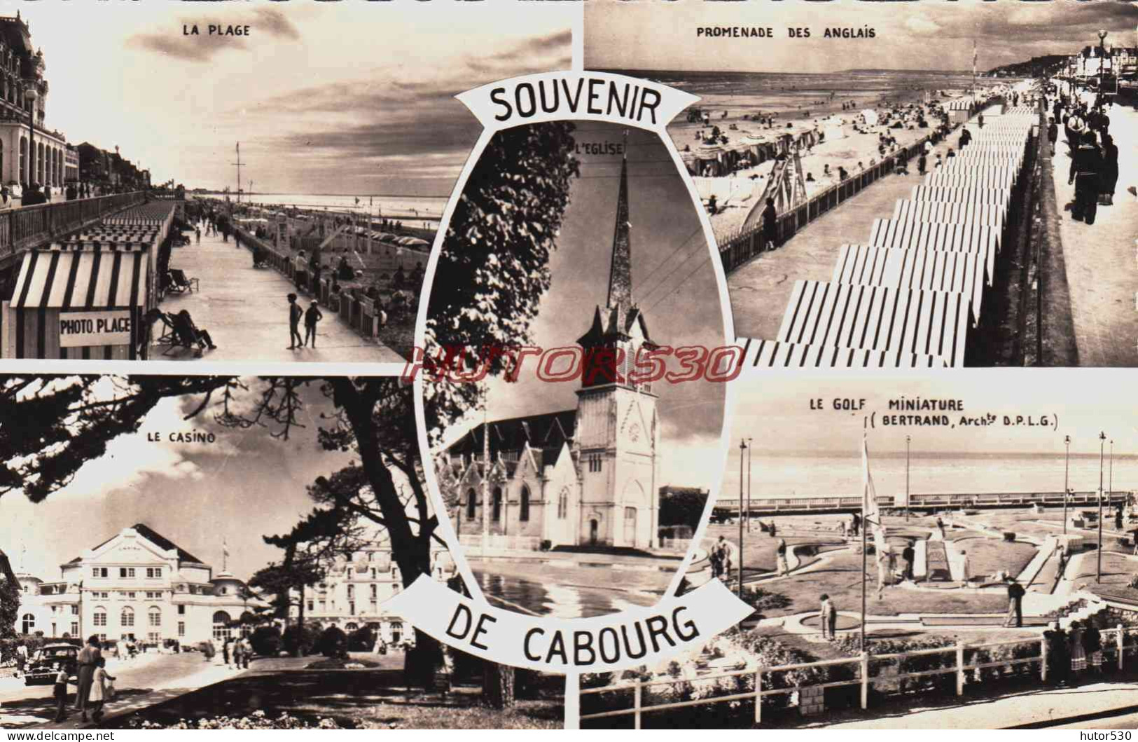 CPSM CABOURG - CALVADOS - MULTIVUES - Cabourg