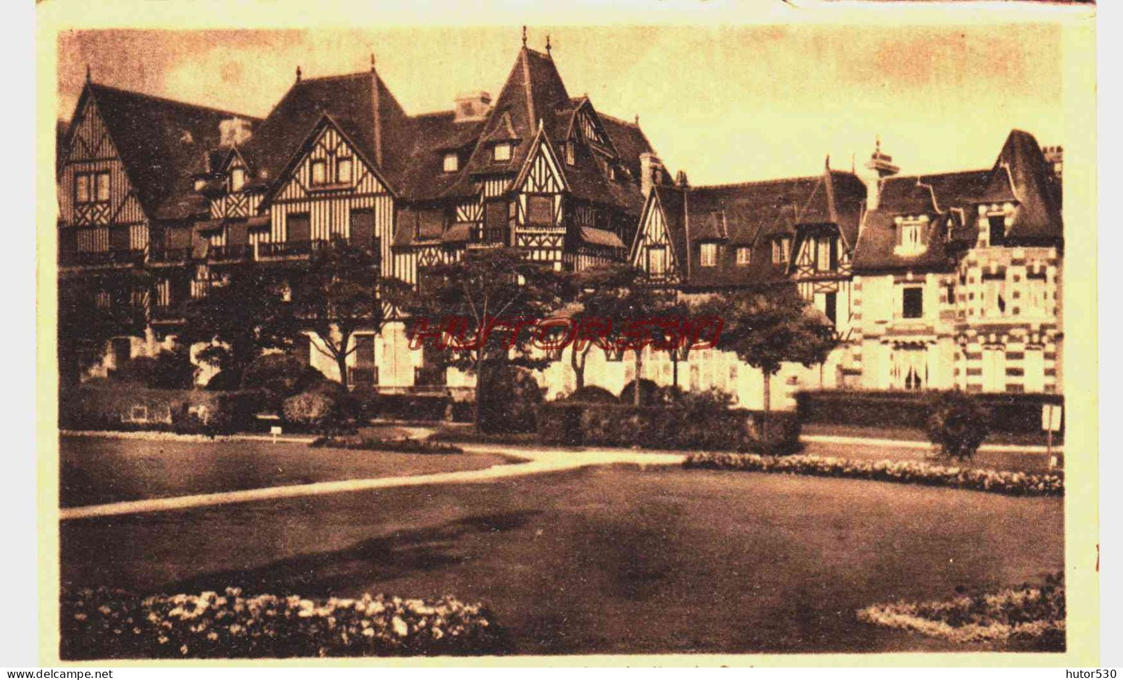 CPA CABOURG - CALVADOS - LES JARDINS DU CASINO - Cabourg