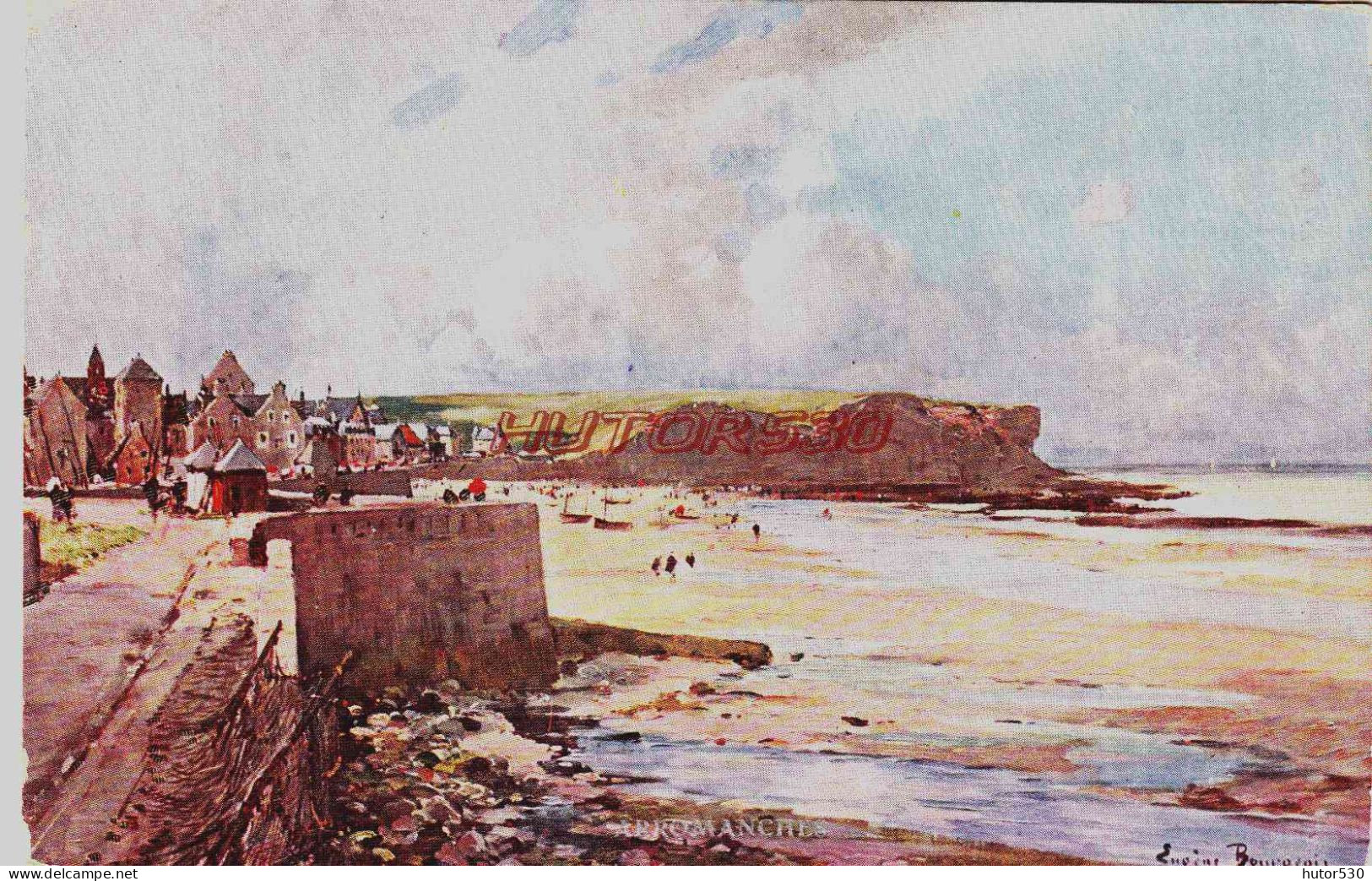 CPA ARROMANCHES - CALVADOS - REPRODUCTION TOILE - Arromanches