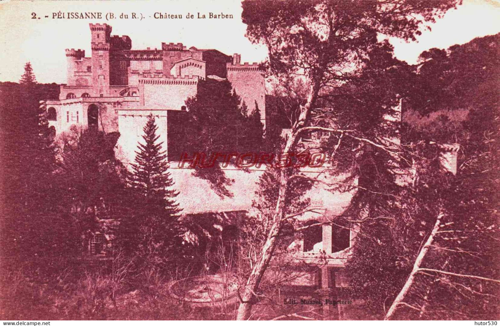 CPA PELISSANNE - BOUCHES DU RHONE - CHATEAU DE LA BARBE - Pelissanne