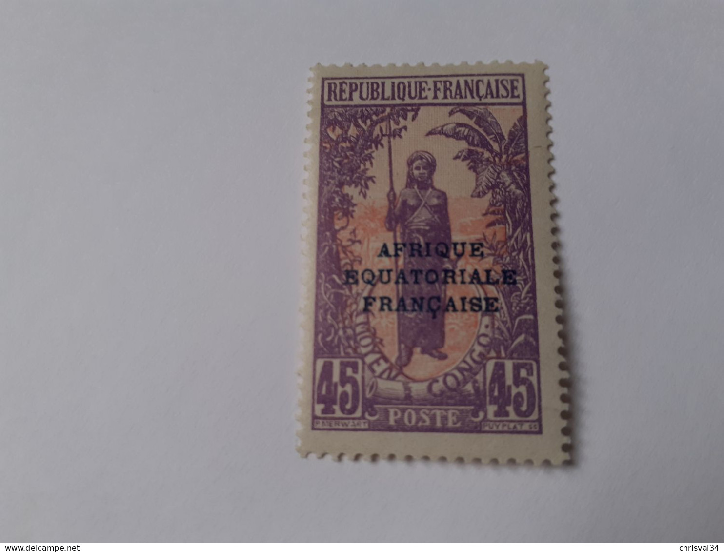 TIMBRE  CONGO    N  83     COTE  3,50  EUROS    NEUF  SANS  CHARNIERE - Unused Stamps
