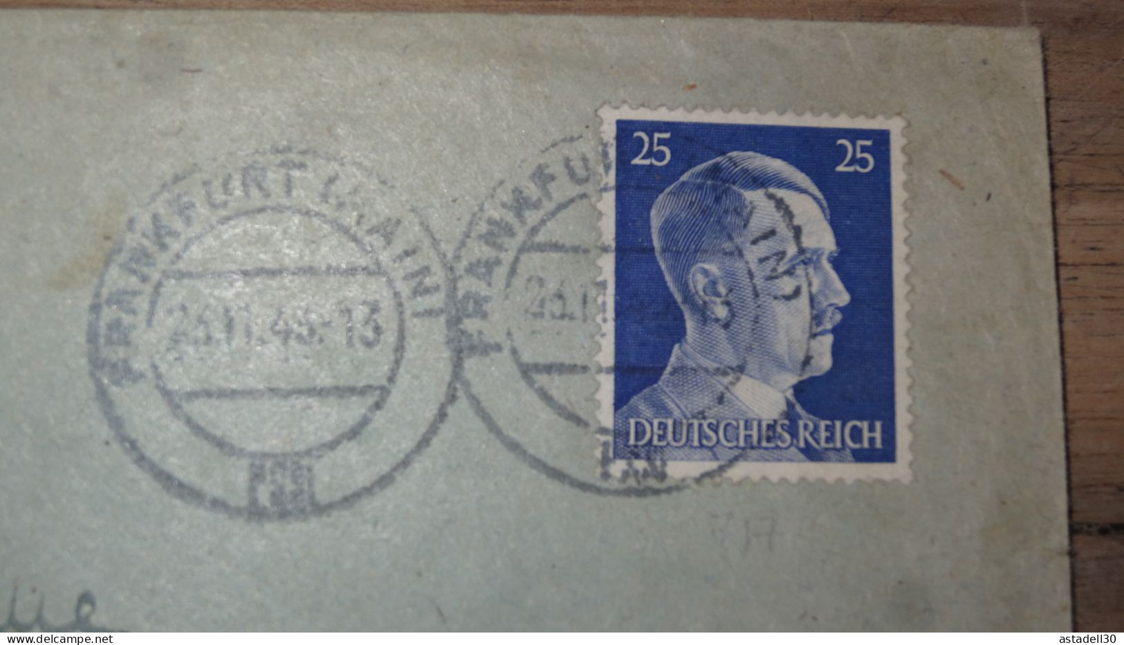 Enveloppe ALLEMAGNE, Frankfurt 1943  ......... Boite1 ..... 240424-229 - Brieven En Documenten