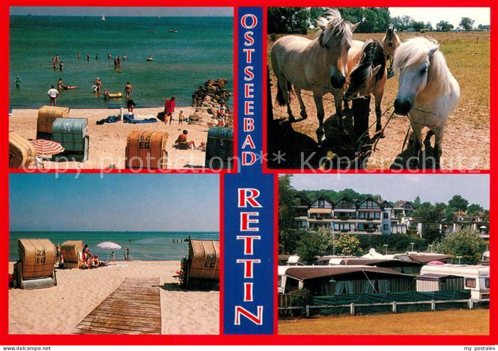 73672296 Rettin Strandpartien Ponys Camping Rettin - Neustadt (Holstein)