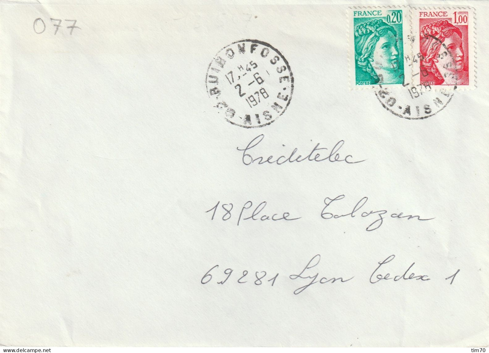 CAD  62       BUIBONFOSSE        / N°  1963 + 1972 - Manual Postmarks