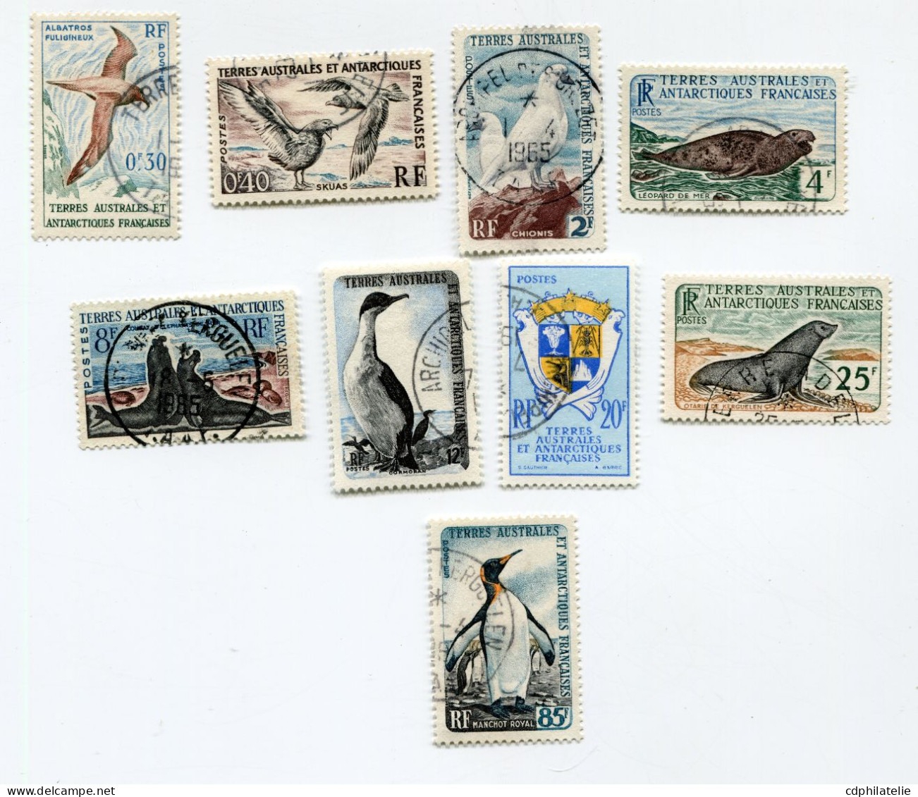 T. A.A. F. N°12 / 17 O FAUNE - Used Stamps