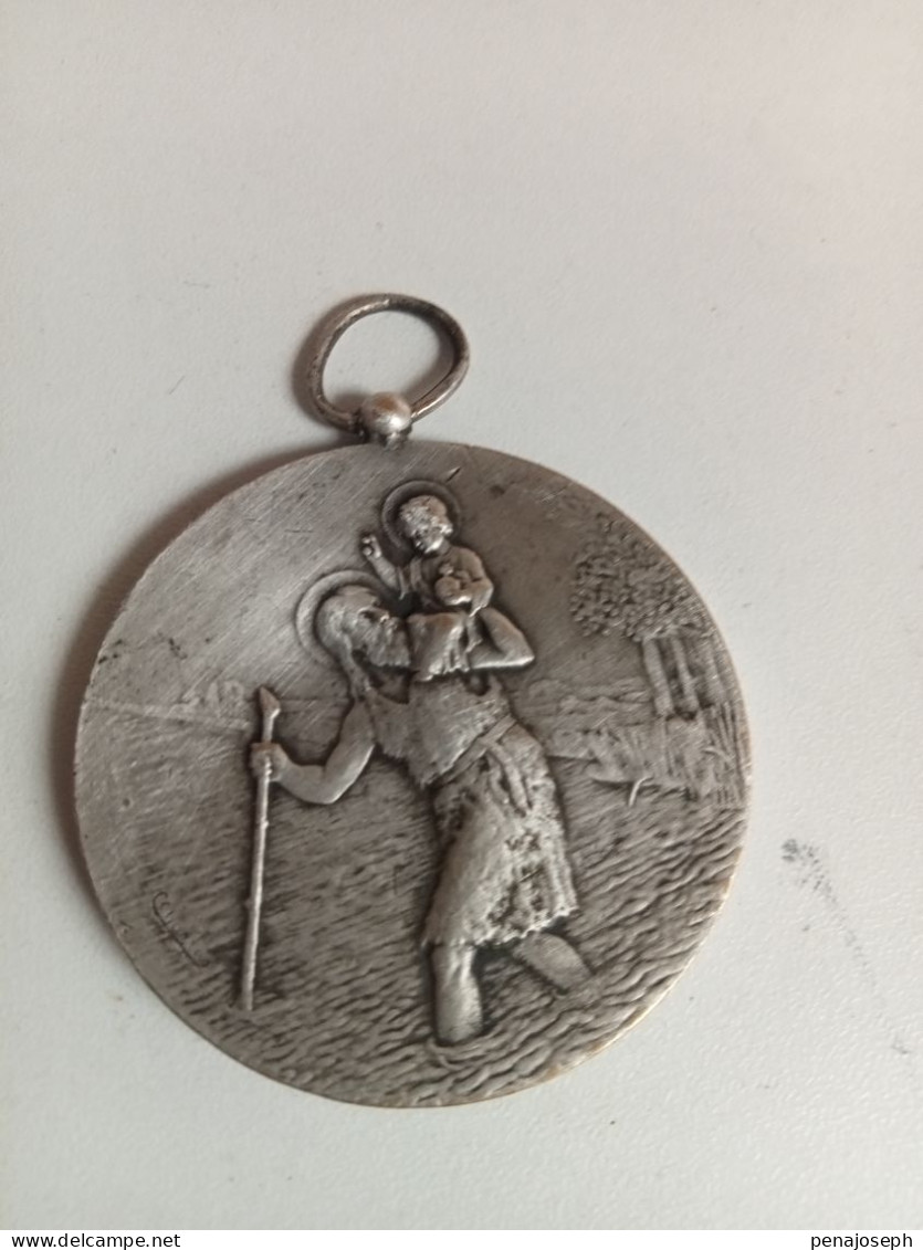 Medaille 19 Concours De L'union Vosgienne Vittel 1929 En Bronze Diamètre 46 Mm - Professionali / Di Società