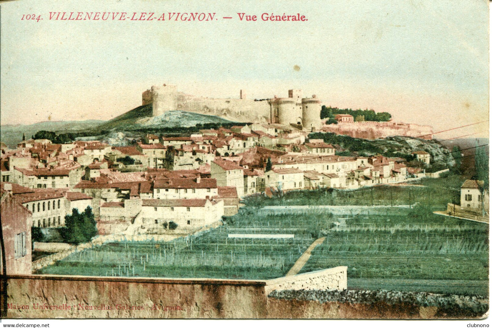 CPA -  VILLENEUVE-LES-AVIGNON - VUE GENERALE (1906) - Villeneuve-lès-Avignon