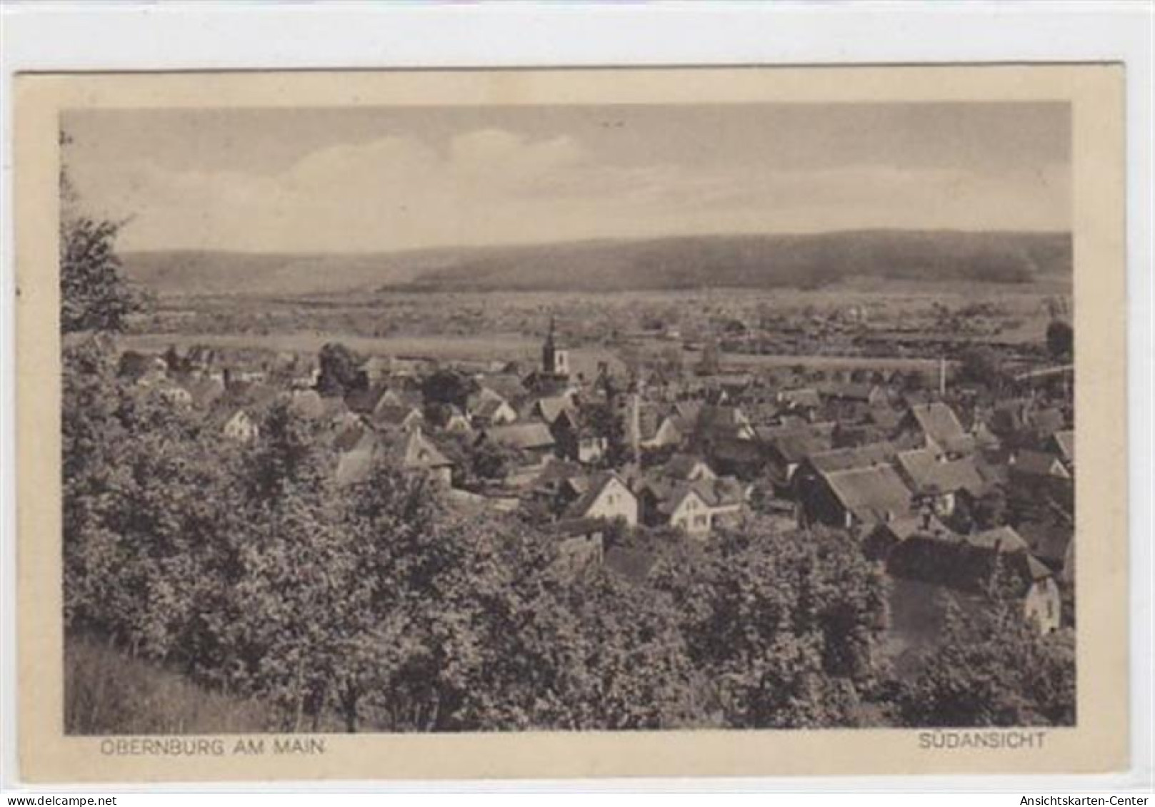 39037206 - Suedansicht Von Obernburg Am Main Gelaufen Am 25. Juni 1936. Gute Erhaltung. - Aschaffenburg