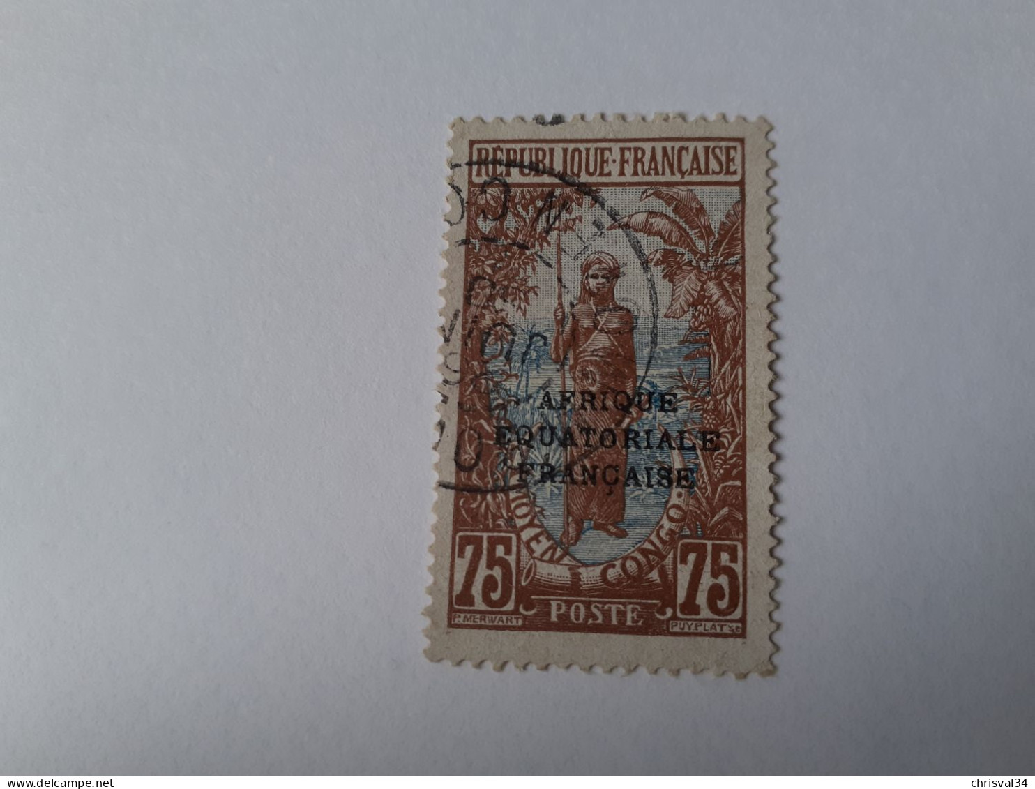 TIMBRE  CONGO    N  85     COTE  1,50  EUROS    OBLITERE - Gebraucht