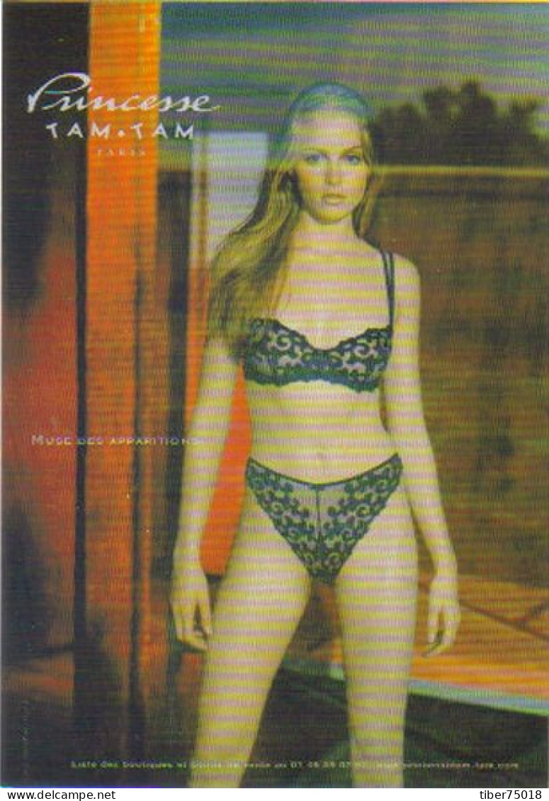 Carte Postale "Cart'Com" (2000) Princesse Tam-Tam (mode - Femme En Lingerie) Muse Des Apparitions - Mode