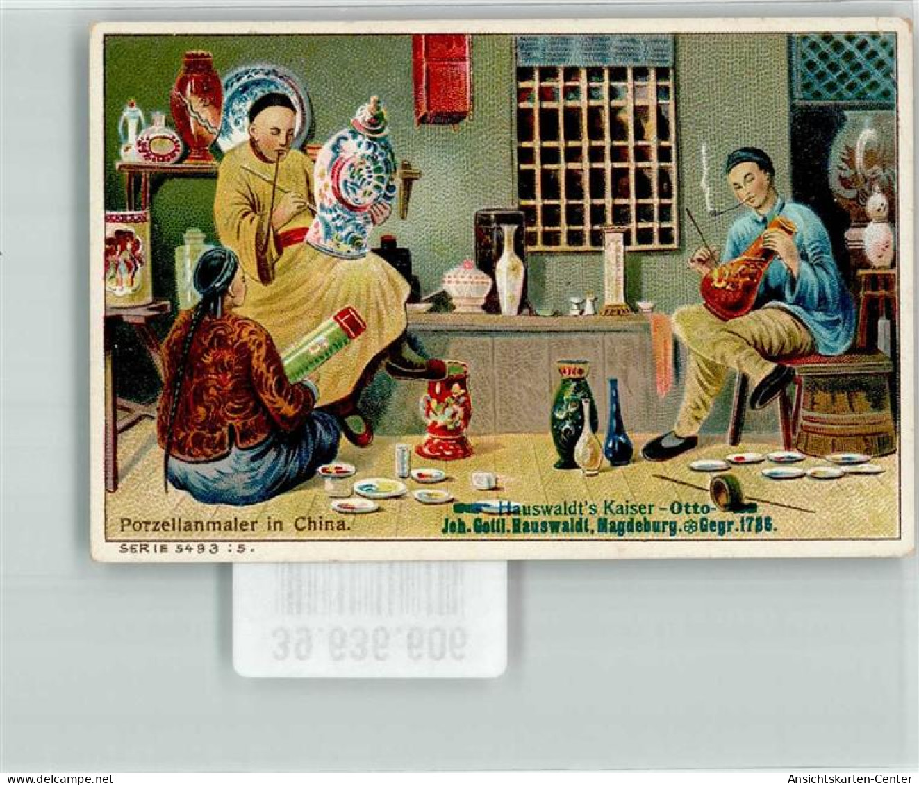 39636606 - Handlung Hauswaldt Kaiser Otto Magdeburg Tracht Porzellanmaler China - Chine