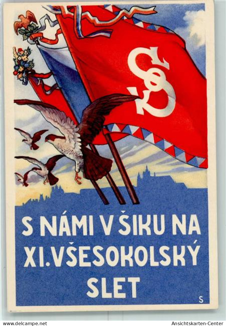 13151006 - XI Slet Vsesokolsky  Sign. Soukupa Festival Politik Turnfest - Tsjechië