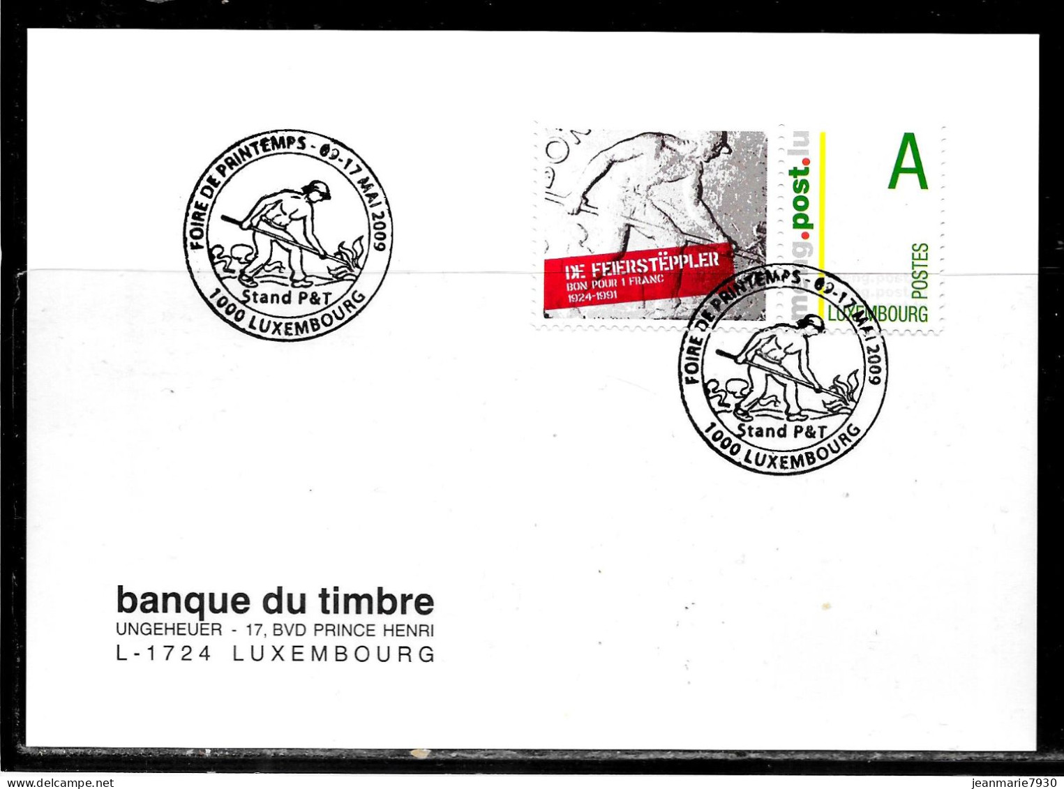 H359 - CARTE DE LUXEMBOURG DU 17/05/09 - Storia Postale