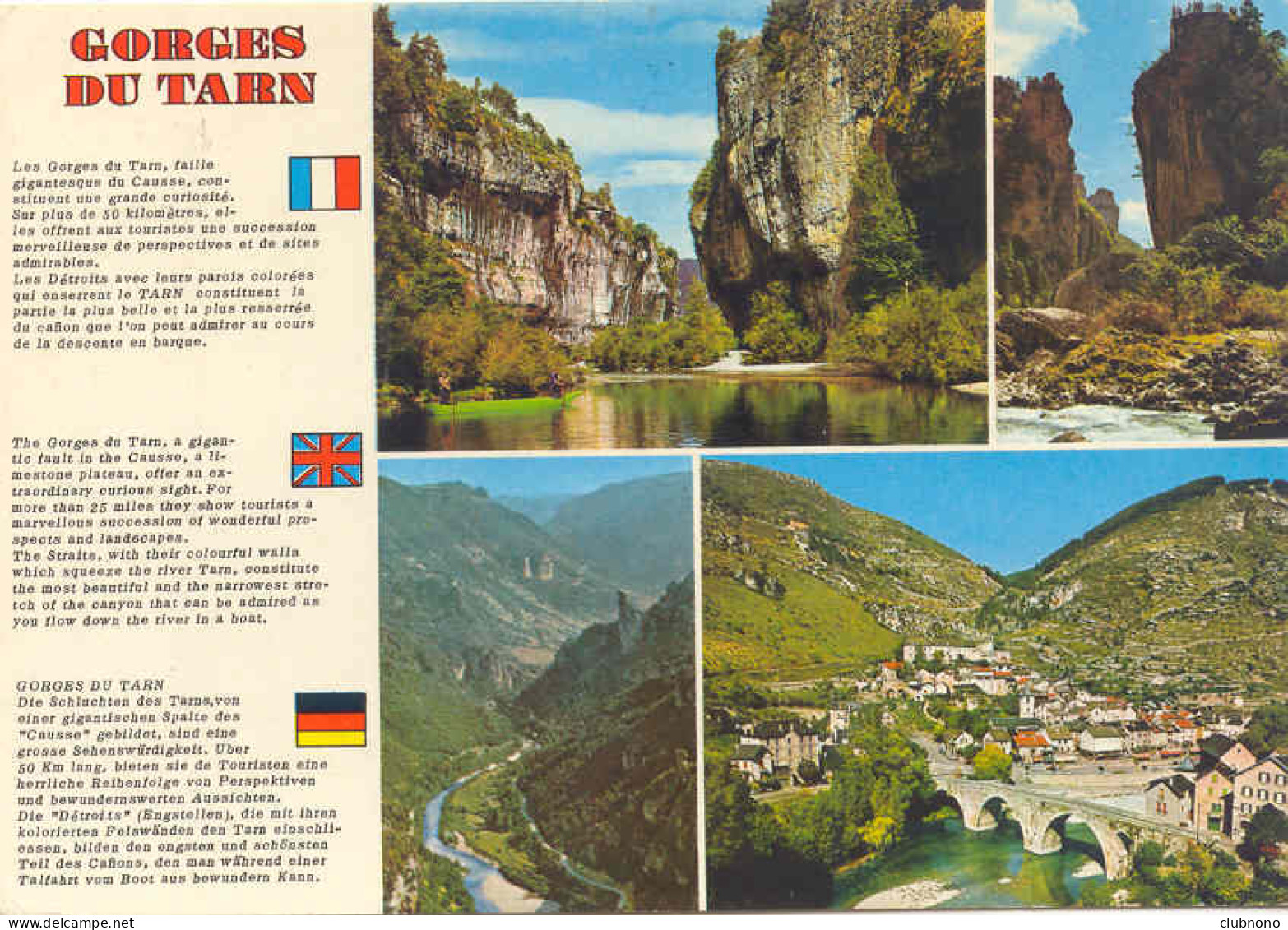 CPSM - GORGES DU TARN - MULTIVUES - Andere & Zonder Classificatie