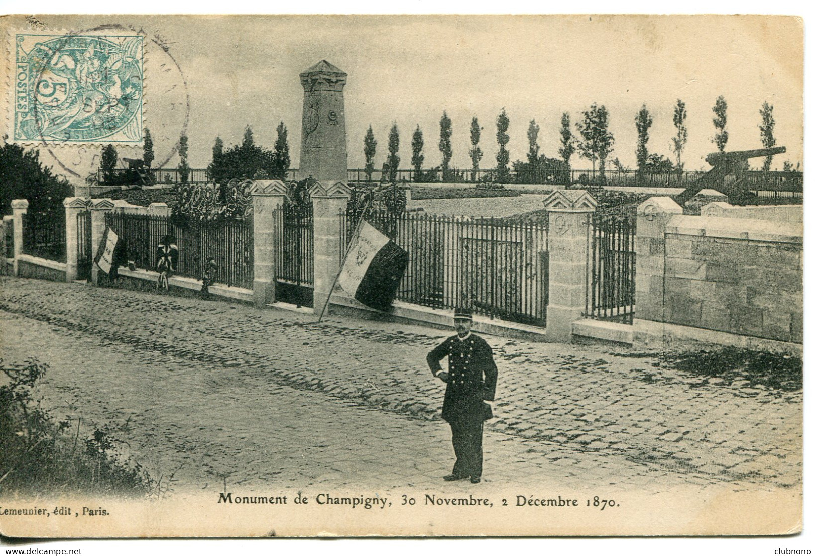 CPA -  CHAMPIGNY - MONUMENT 30 NOV./2 DEC.1870 - Champigny Sur Marne
