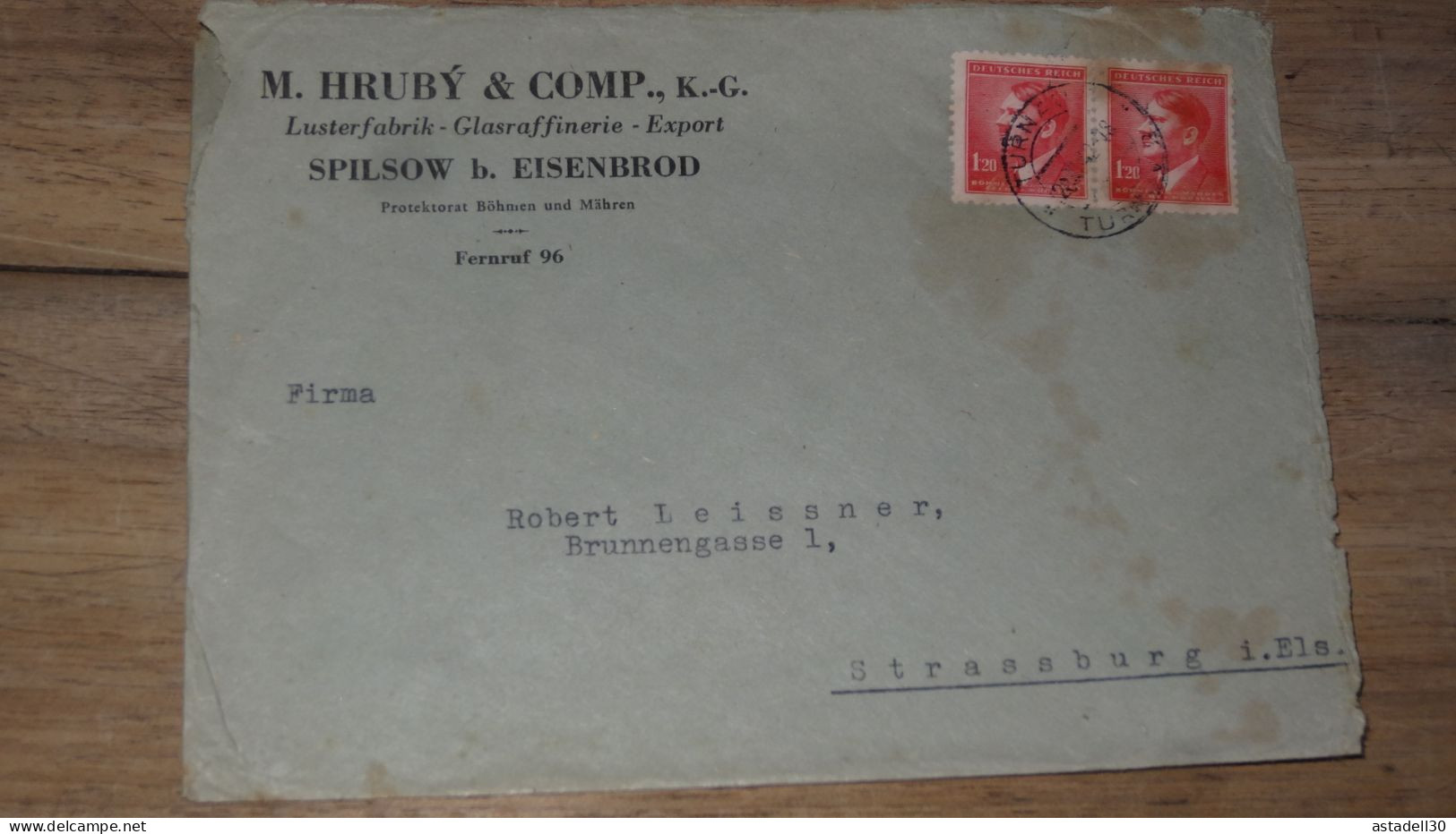 Enveloppe Spilsow Bei Eisenbrod - 1942  ......... Boite1 ..... 240424-230 - Brieven En Documenten