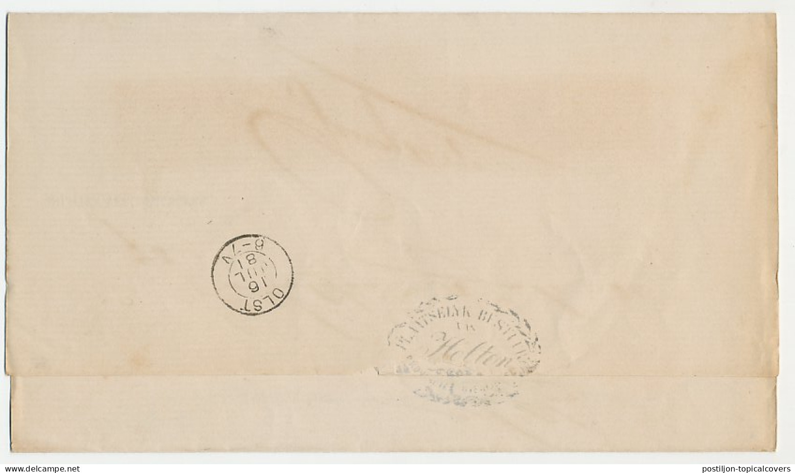 Naamstempel Holten 1881 - Cartas & Documentos