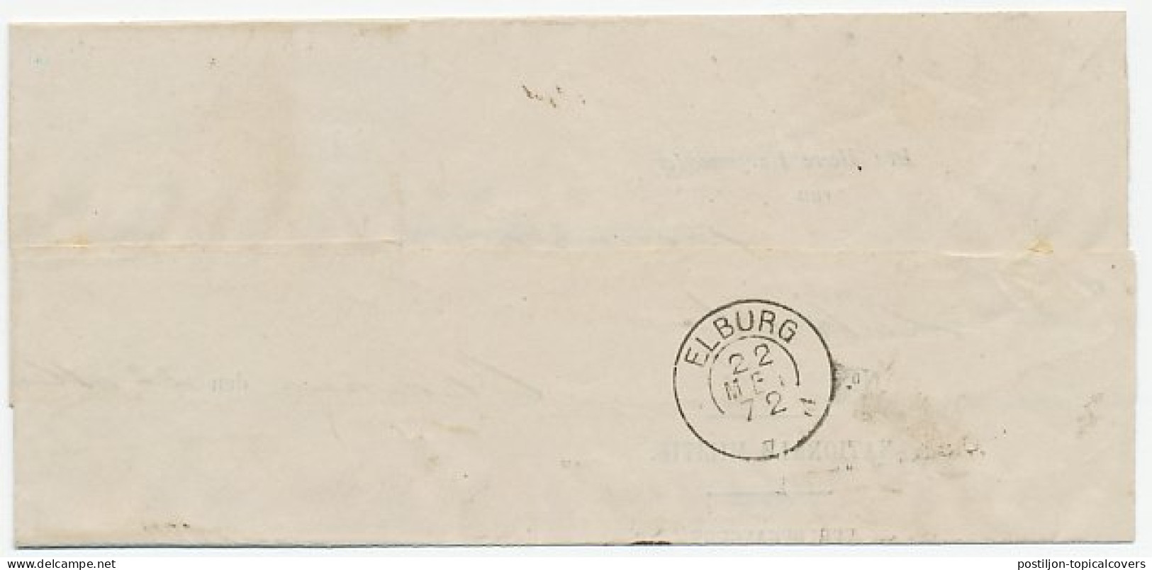Naamstempel Oldebroek 1872 - Storia Postale