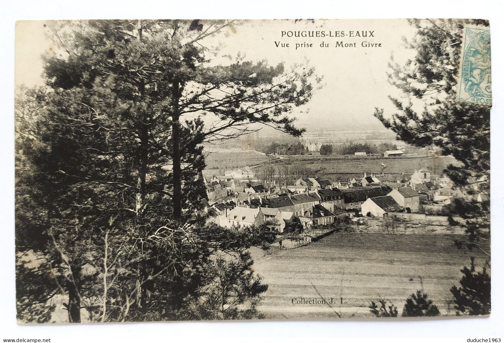 CPA - 58.Pougues Les Eaux. Vue Prise Du Mont Givre - Pougues Les Eaux