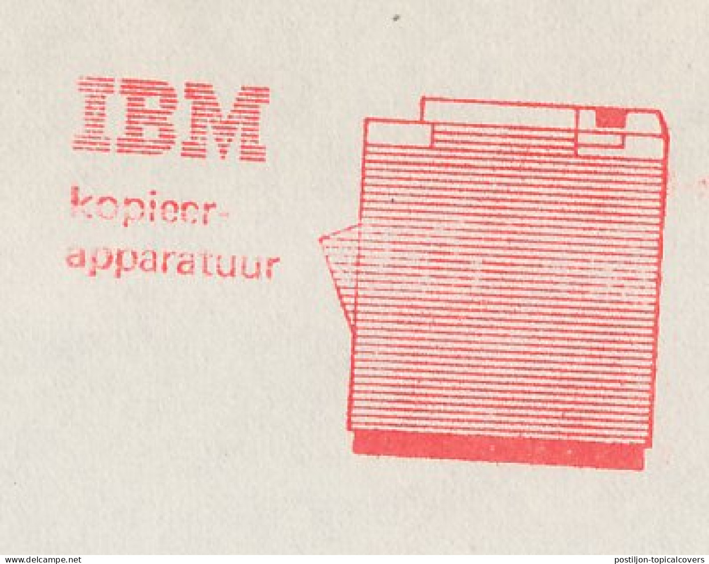 Meter Cover Netherlands 1978 Copy Machine - IBM - Unclassified