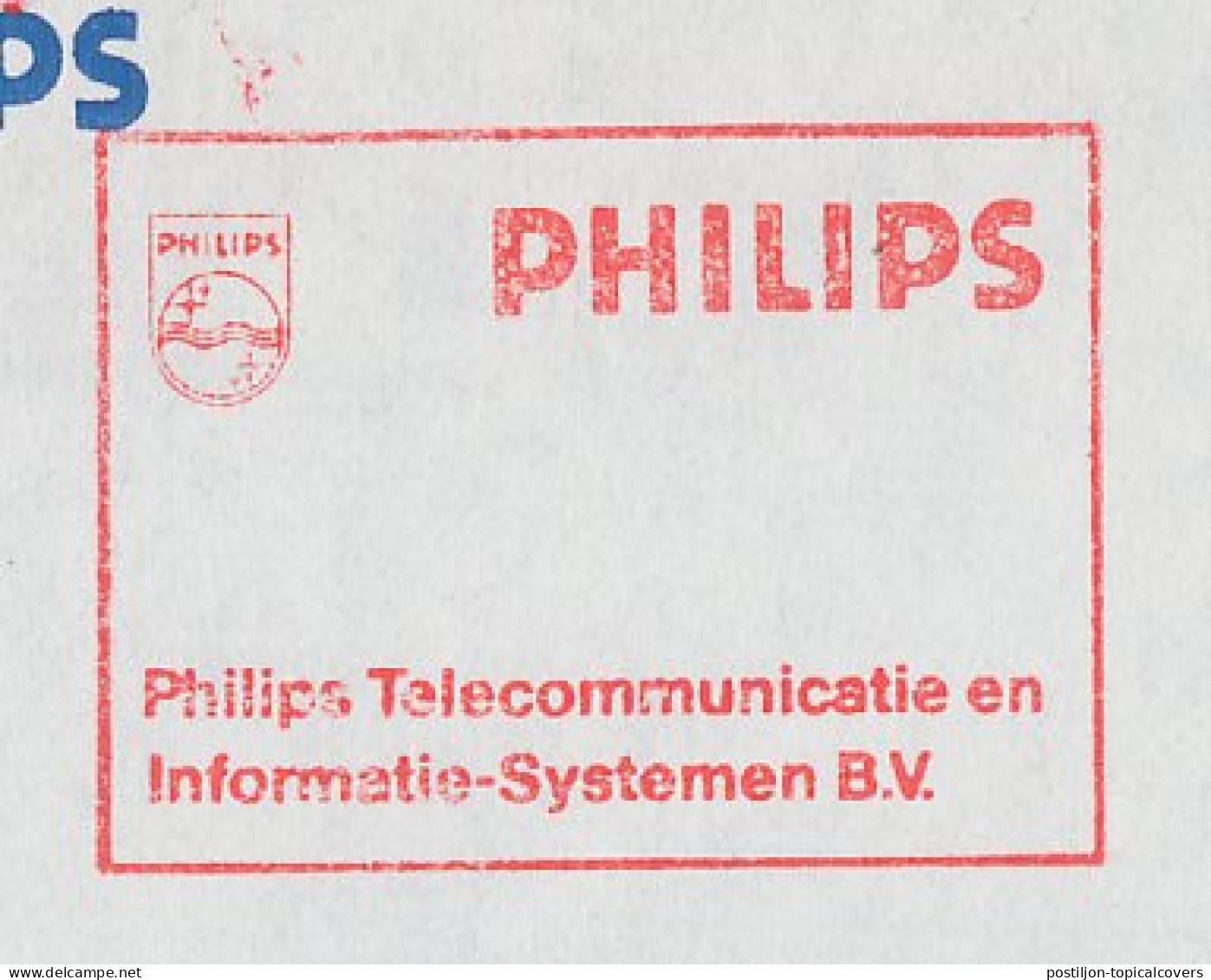 Meter Cover Netherlands 1982 Philips Telecommunication - The Hague - Télécom