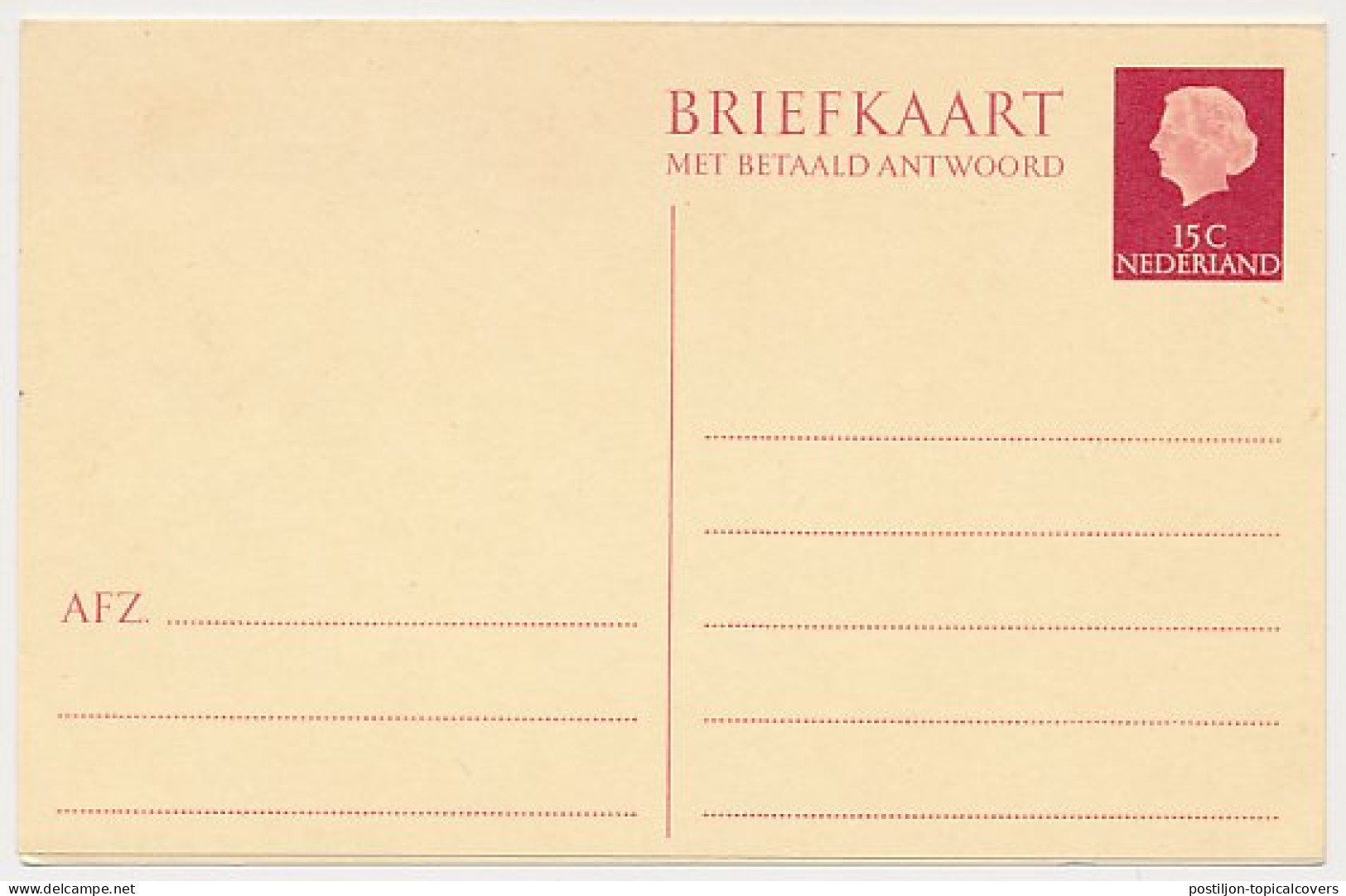 Briefkaart G. 340 - Postwaardestukken