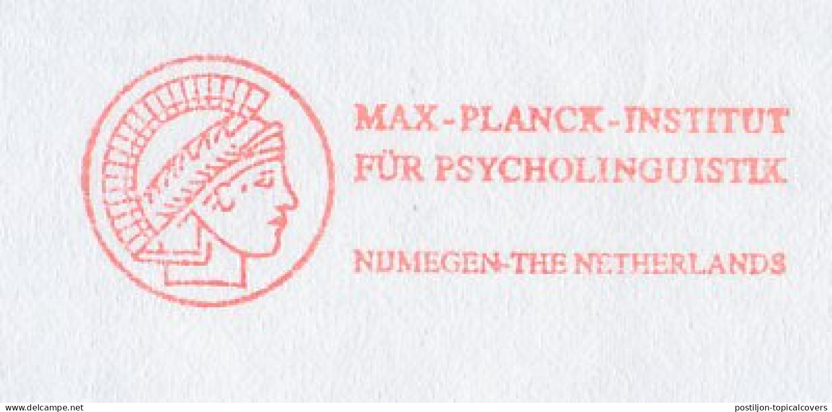 Meter Cover Netherlands 1996 Max Planck - Physicist - Nobel Prize Laureates