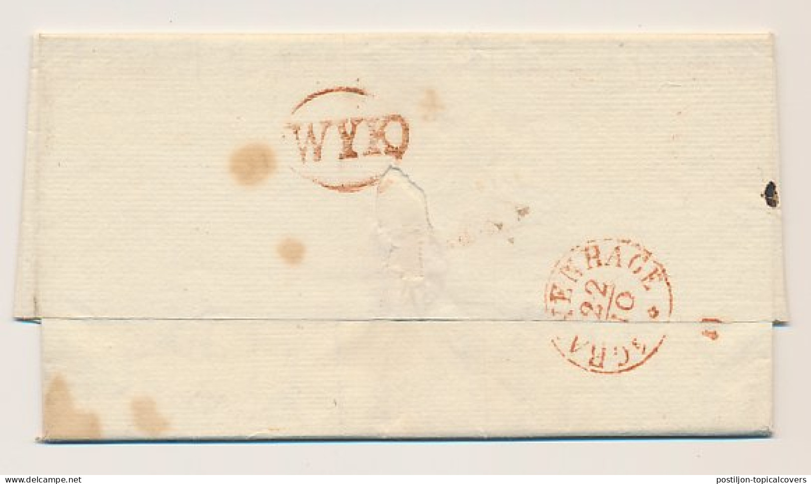Distributiekantoor Wyk - Utrecht - S Gravenhage 1838 - ...-1852 Voorlopers