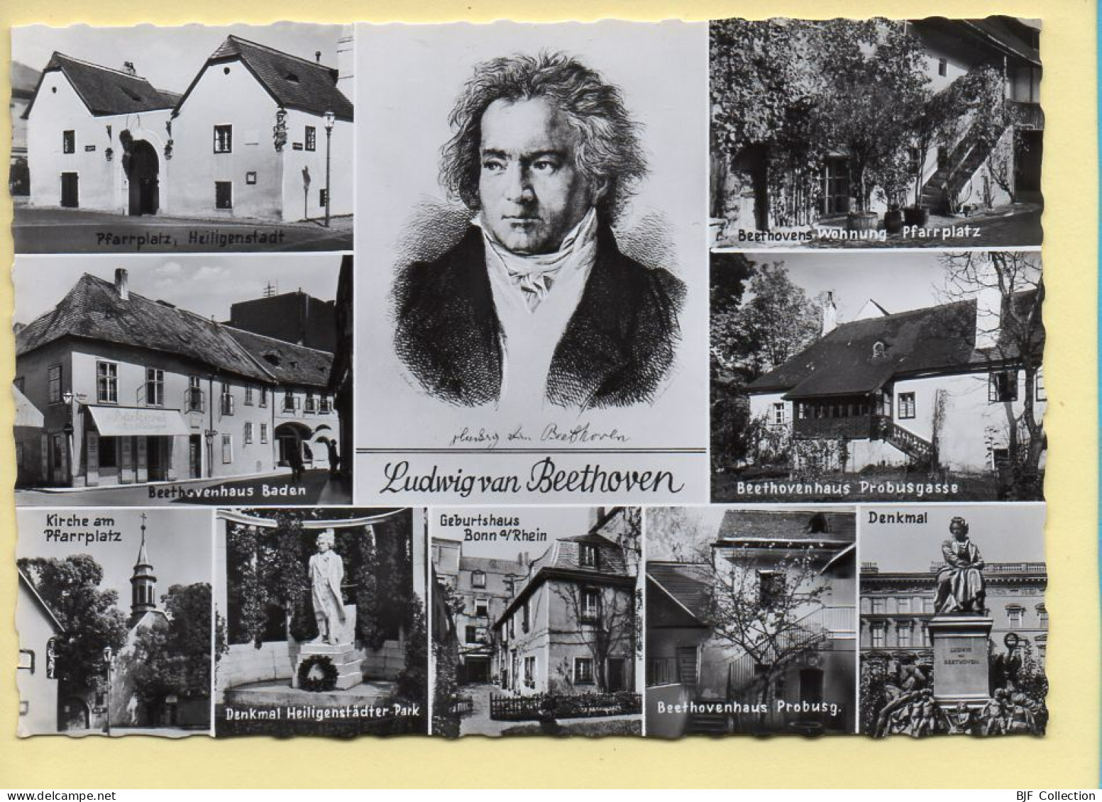 Ludwig VAN BEETHOVEN / Multivues / CPSM (voir Scan Recto/verso) - Singers & Musicians