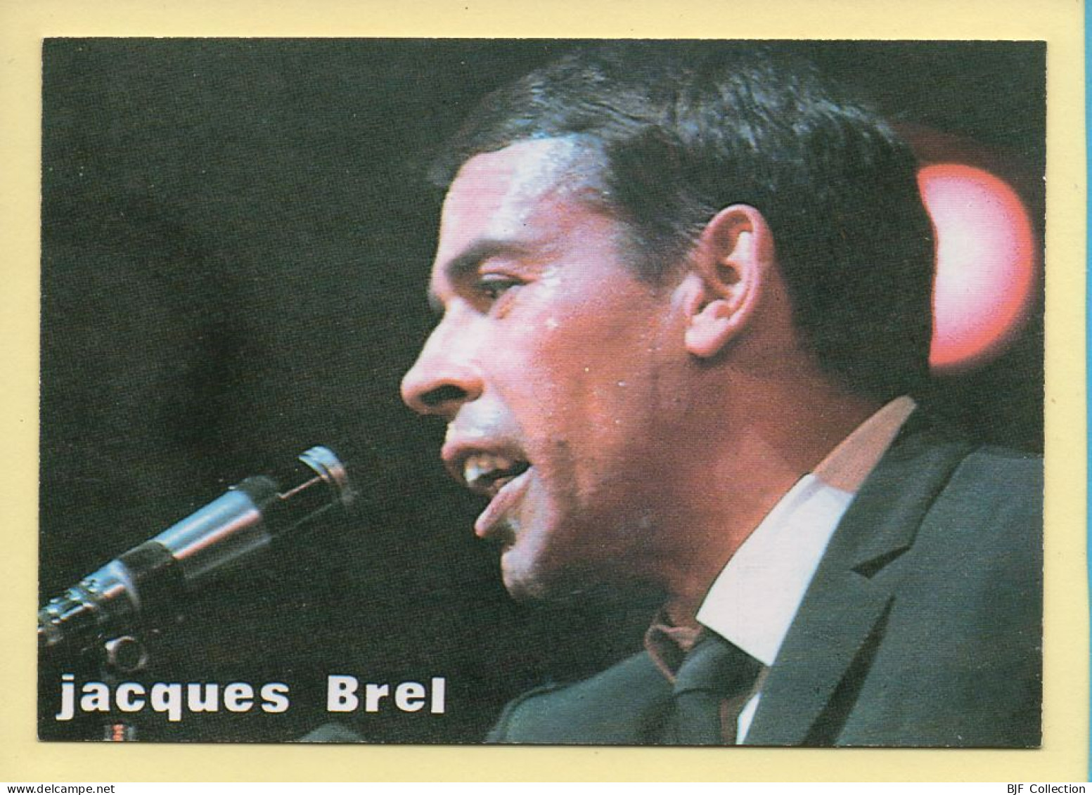 Jacques BREL (voir Scan Recto/verso) - Cantantes Y Músicos
