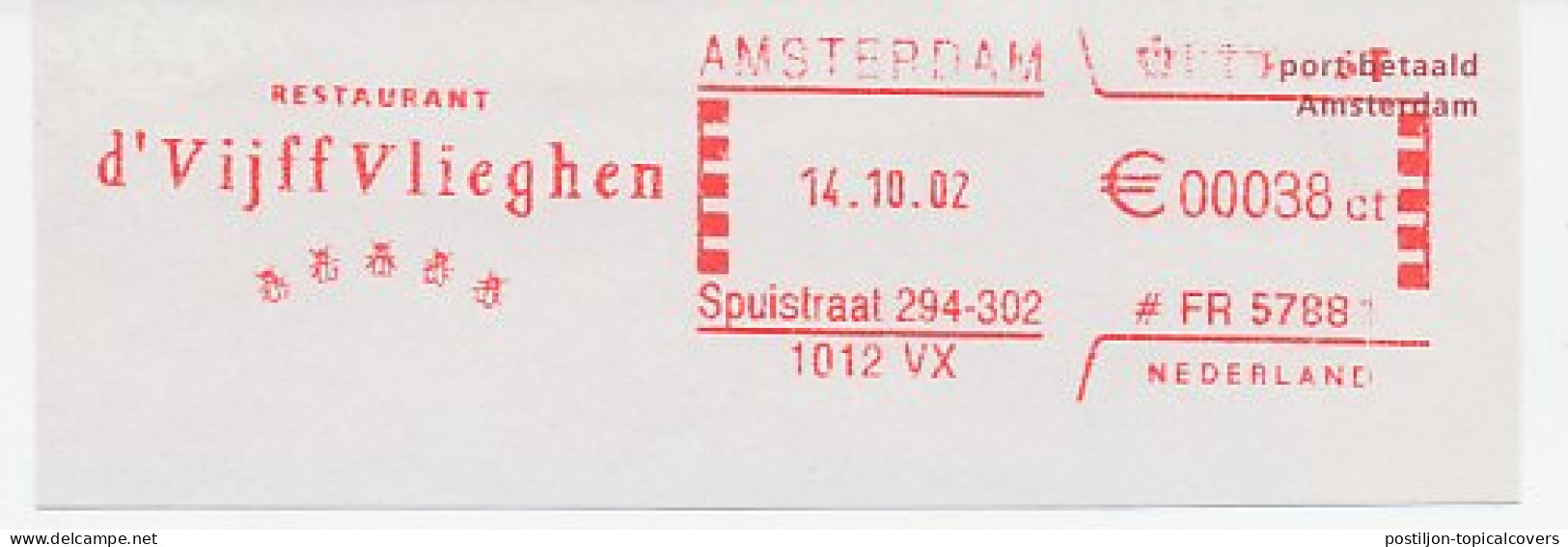 Meter Cut Netherlands 2002 Restaurant - The Five Flies - Andere & Zonder Classificatie