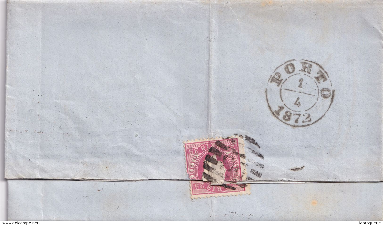 POR - LETTRE DE LEIRIA À PORTO - 1872 - Storia Postale