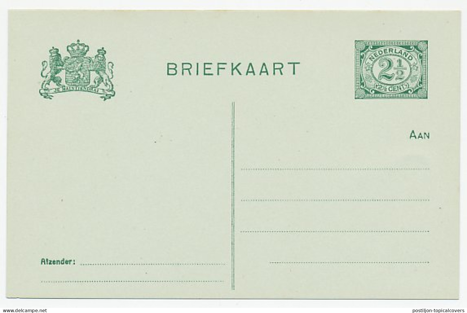 Briefkaart G. 73 - Postwaardestukken