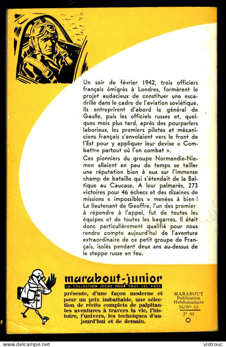 "Normandie NIEMEN", De F. DE GOEFFRE - MJ N° 83 - Guerre Aérienne  - 1956. - Marabout Junior