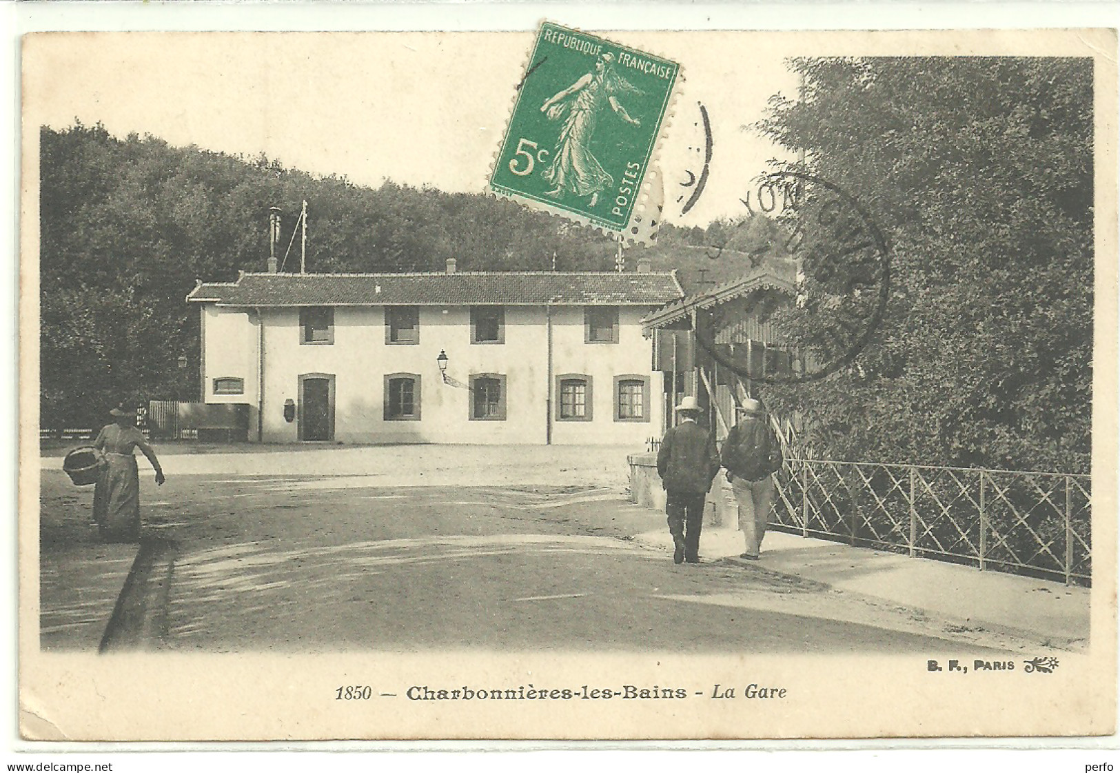 Rhône- CHARBONNIERES Les Bains  La GARE Beau Plan - Charbonniere Les Bains