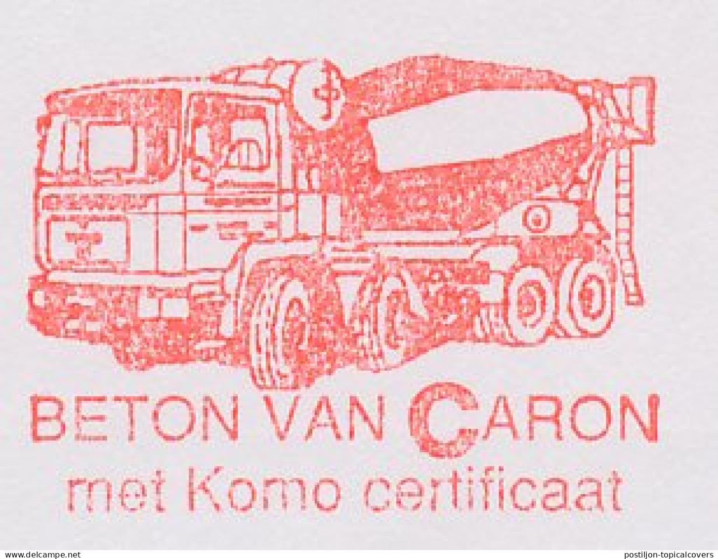 Meter Cut Netherlands 1991 Concrete Truck - Otros & Sin Clasificación