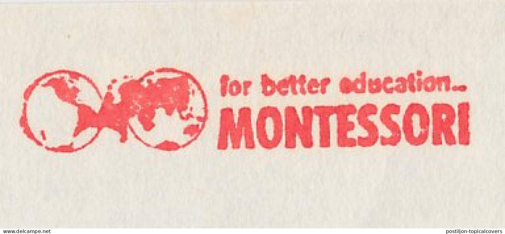 Meter Cover Netherlands 1983 Montessori - For Better Education - Zelhem - Unclassified