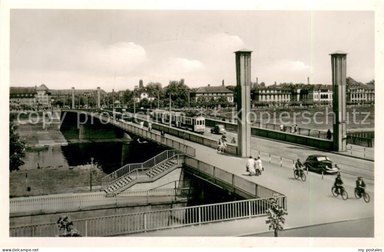 73672087 Mannheim Rhein Fridrich-Ebert-Bruecke  - Mannheim