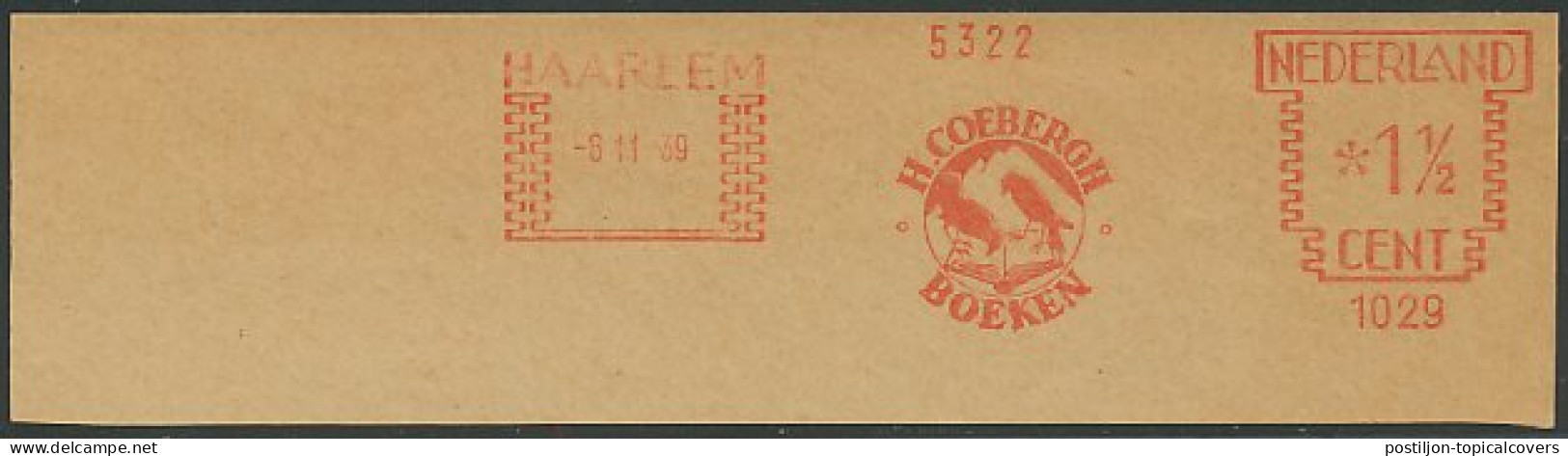 Meter Cut Netherlands 1939 Book - Bird  - Unclassified