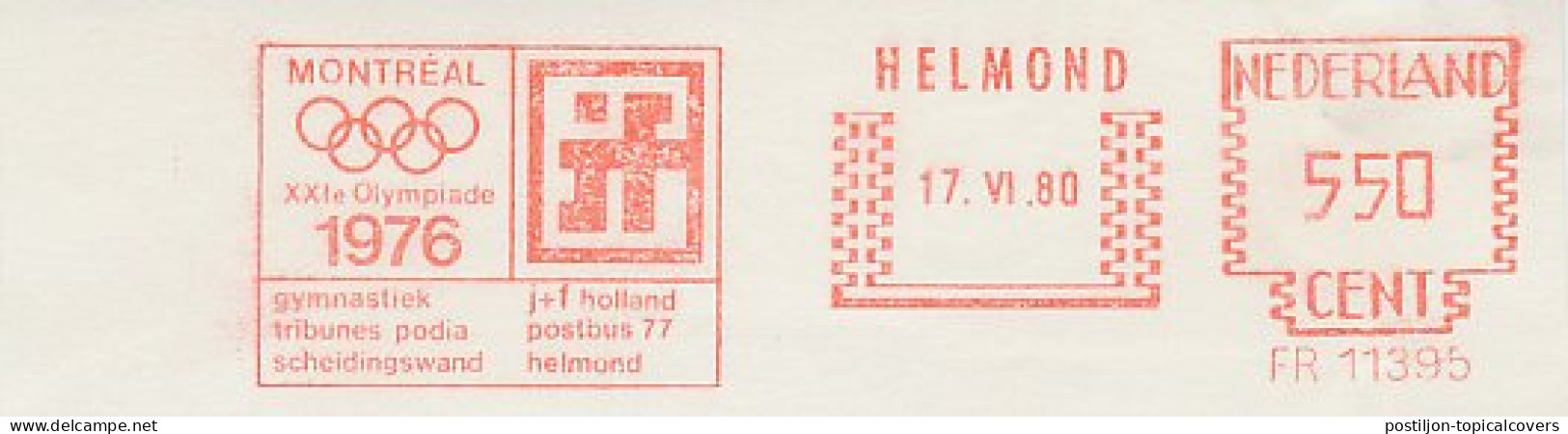 Meter Cut Netherlands 1980 Olympic Games Montreal 1976 - Sonstige & Ohne Zuordnung