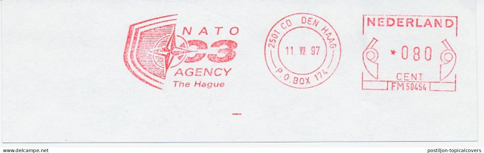 Meter Cut Netherlands 1997 NATO C3 Agency  - OTAN