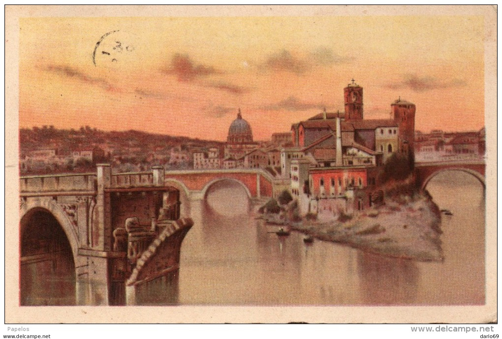 1929 ROMA  ISOLA TIBERINA - Altri Monumenti, Edifici
