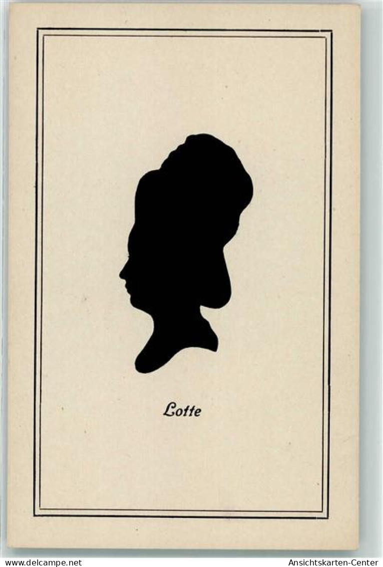 39274606 - Lotte Scherenschnitt Serie 104 Nr 1333 Historische Silhouette Aus Dem Jahre 1774 - Writers