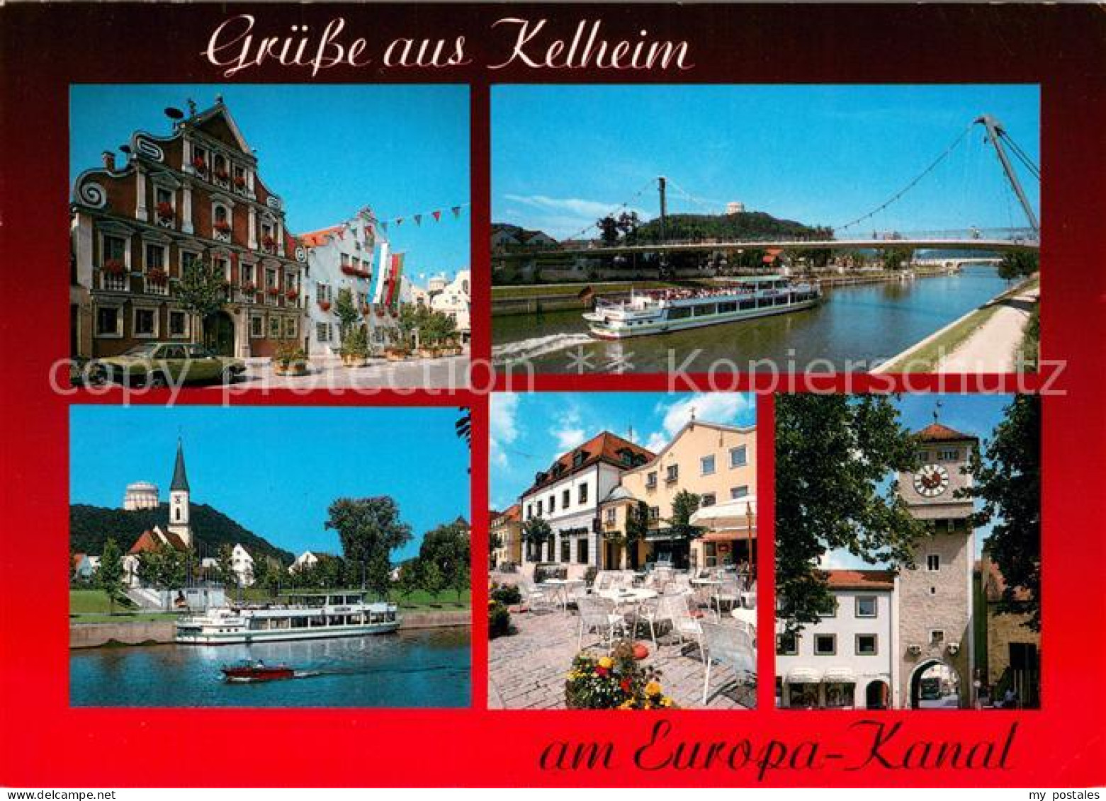 73672060 Kelheim Ortsansichten Innenstadt Europa-Kanal Fahrgastschiff Kelheim - Kelheim